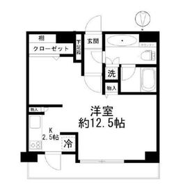 イルサント代々木上原 1階 間取り図