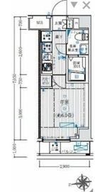リライア大井町ヒルズ 4階 間取り図