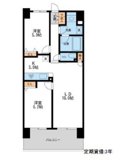 レジディア南千住 1005 間取り図