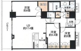 THE KOSUGI TOWER 18階 間取り図