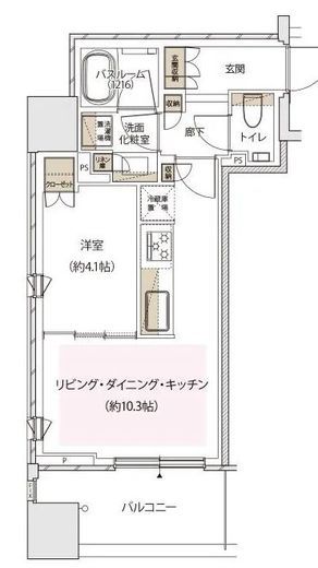 アトラス笹塚駅前 4階 間取り図
