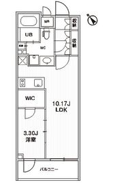 シーズンフラッツ柿の木坂 703 間取り図