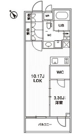 シーズンフラッツ柿の木坂 804 間取り図