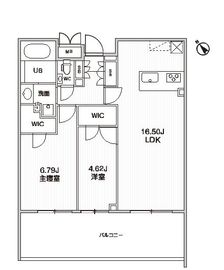 シーズンフラッツ柿の木坂 1002 間取り図