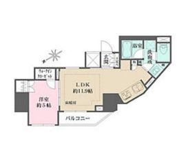 ブランズ市谷田町 12階 間取り図