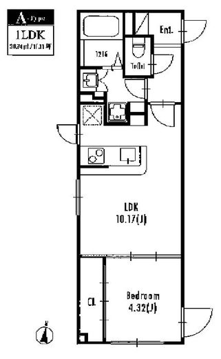 PASEO渋谷本町 (パセオ渋谷本町) 103 間取り図