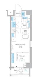 プレディアコート西池袋 201 間取り図