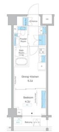 プレディアコート西池袋 602 間取り図