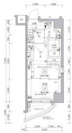 QUALITAS門前仲町 (クオリタス門前仲町) 301 間取り図