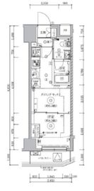 QUALITAS門前仲町 (クオリタス門前仲町) 302 間取り図