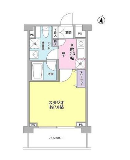 サンピエス桜新町 303 間取り図