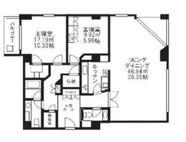 元麻布ガーデン 305 間取り図