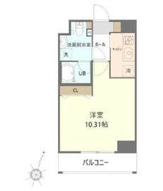 ホープシティ秋葉原 1305 間取り図