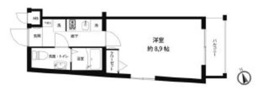 レオーネ馬込 210 間取り図