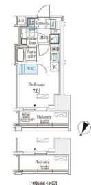 リージア大井町 305 間取り図