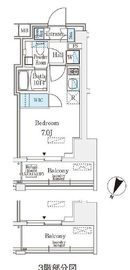 リージア大井町 1203 間取り図