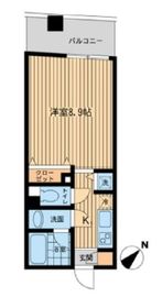 Misuz Court門前仲町 405 間取り図