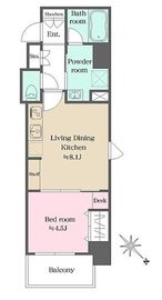 ウエリスアーバン大塚 1205 間取り図