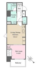 ウエリスアーバン大塚 401 間取り図