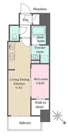 ウエリスアーバン大塚 502 間取り図