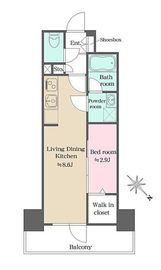 ウエリスアーバン大塚 603 間取り図