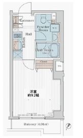 カスタリア三宿 313 間取り図
