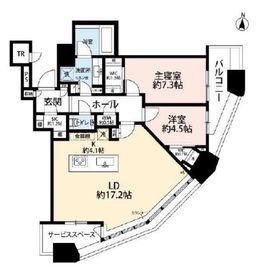 パークシティ武蔵小杉ザガーデンタワーズイースト 51階 間取り図