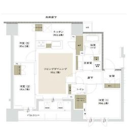 グローリオ文京東大前ヒルズ 3階 間取り図