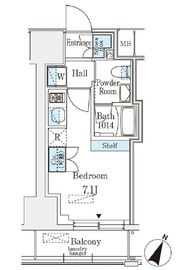 リージア大井町 302 間取り図