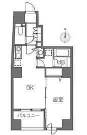 プラティーク新宿原町 701 間取り図