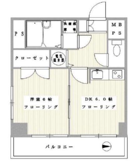 ライオンズプラザお茶の水 4階 間取り図