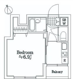ロアール本郷東大前 1階 間取り図