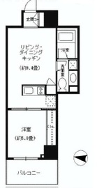 ベルファース本郷弓町 609 間取り図