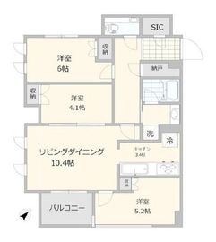 アトラス荻窪 4階 間取り図