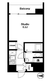 マリオン南青山 302 間取り図