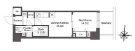 バウスフラッツ高円寺 702 間取り図