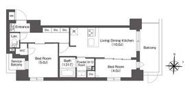 バウスフラッツ高円寺 201 間取り図