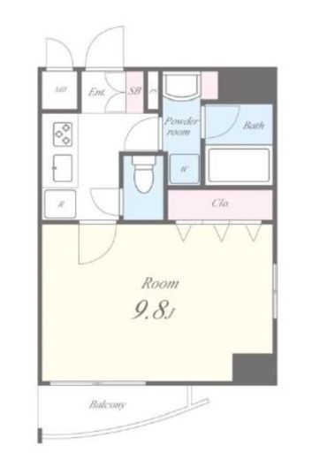 カノンパレス 403 間取り図