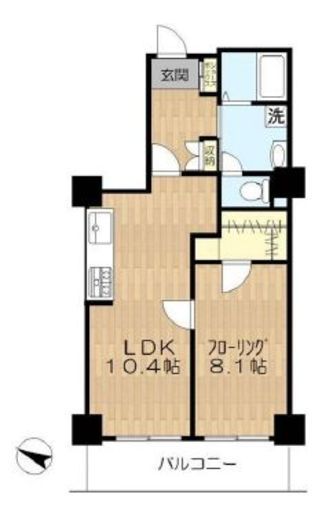 ジェイタワー西大井 26階 間取り図