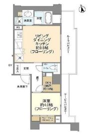 ピアース代々木上原 6階 間取り図