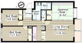 リンズハウス 206 間取り図