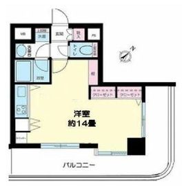 エクセルシオール港区海岸 401 間取り図