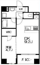 ユーノ新宿柏木 202 間取り図