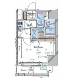 コンシェリア新橋SIX 3階 間取り図