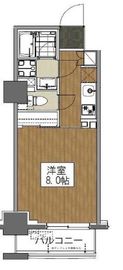 清澄白河レジデンス弐番館 404 間取り図