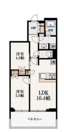 クレヴィア赤羽ステーションテラス 4階 間取り図