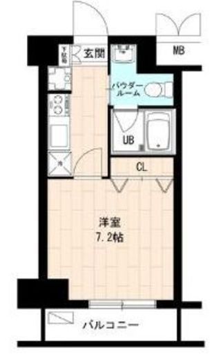 エースハイツ森下 3階 間取り図