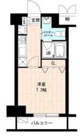 エースハイツ森下 3階 間取り図