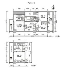 東雲キャナルコートCODAN 20-706 間取り図