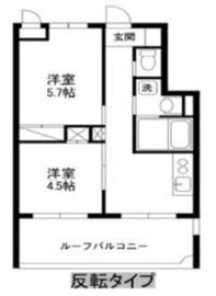コスモプレイス赤羽2 403 間取り図